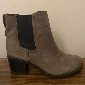 Women's Sam Edelman Suede Grey Chelsea Boot